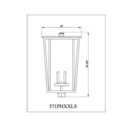 A large image of the Z-Lite 571PHXXLS Alternate Image