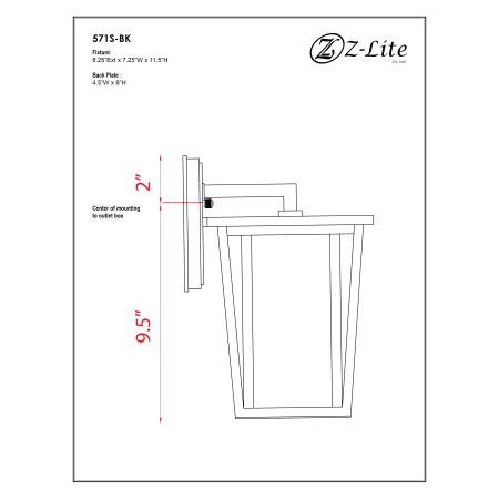 A large image of the Z-Lite 571S Alternate Image