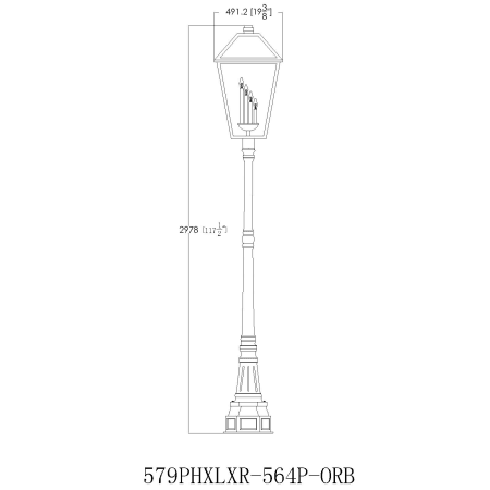 A large image of the Z-Lite 579PHXLXR-564P Alternate Image