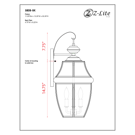 A large image of the Z-Lite 580B Alternate Image