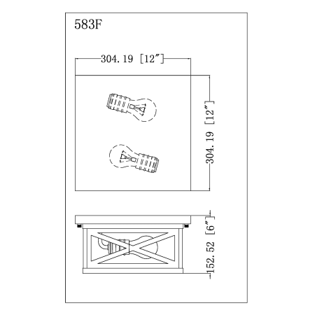 A large image of the Z-Lite 583F Alternate Image