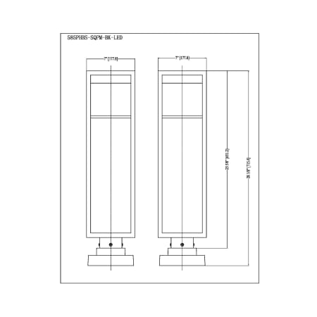 A large image of the Z-Lite 585PHBS-SQPM-LED Alternate Image