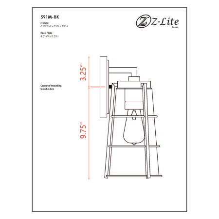 A large image of the Z-Lite 591M Alternate Image