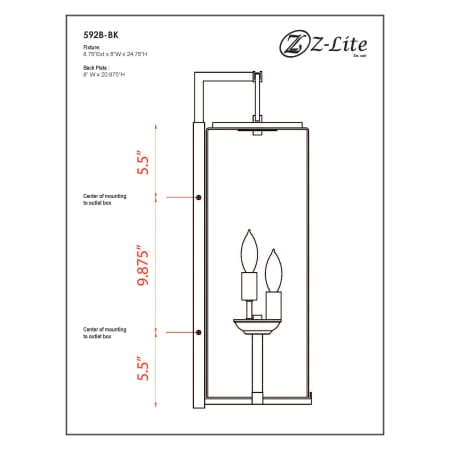 A large image of the Z-Lite 592B Alternate Image