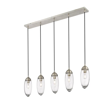 A large image of the Z-Lite 651P-5L Brushed Nickel