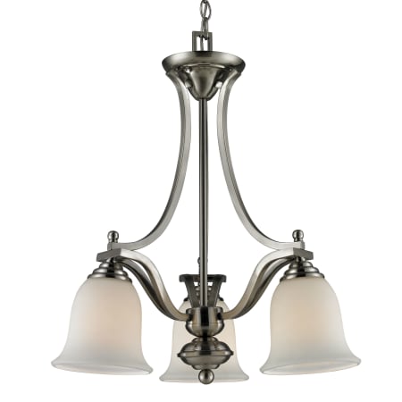 A large image of the Z-Lite 704-3 Brushed Nickel