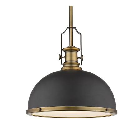 A large image of the Z-Lite 725P12 Bronze / Heritage Brass