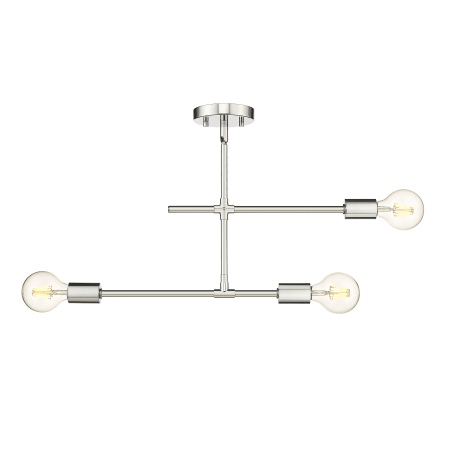 A large image of the Z-Lite 731-3SF Chrome