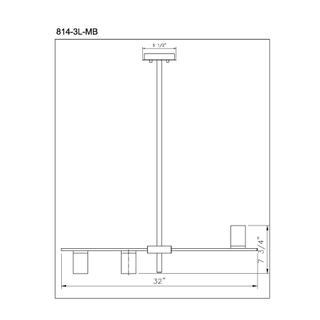 A large image of the Z-Lite 814-3L Alternate Image