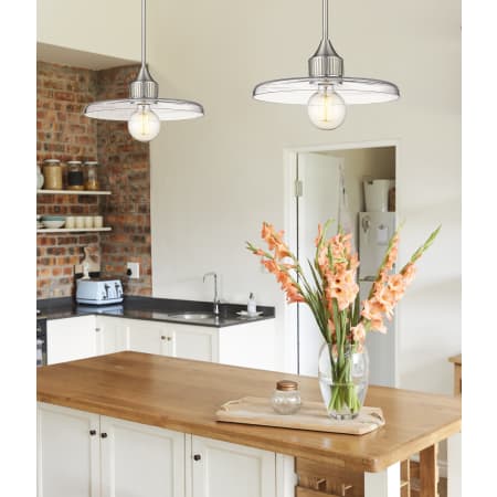 Z-Lite 821P14-BN Brushed Nickel Paloma 14