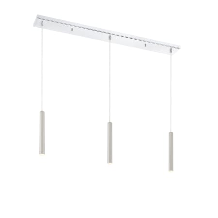 A large image of the Z-Lite 917MP12-LED-3L Brushed Nickel / Chrome