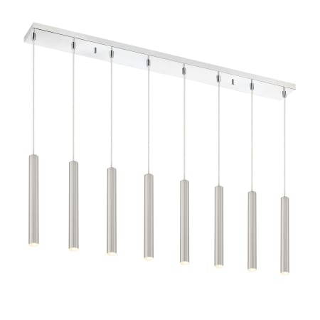 A large image of the Z-Lite 917MP12-LED-8L Brushed Nickel / Chrome