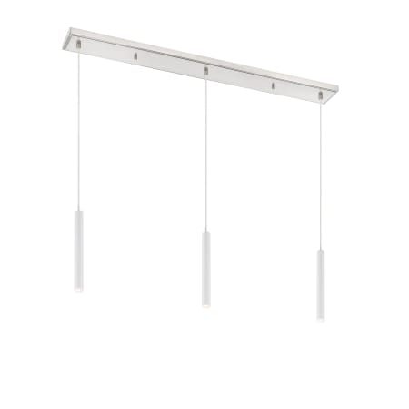 A large image of the Z-Lite 917MP12-LED-3L Brushed Nickel / White