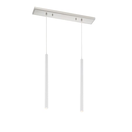 A large image of the Z-Lite 917MP24-LED-2L Brushed Nickel / White
