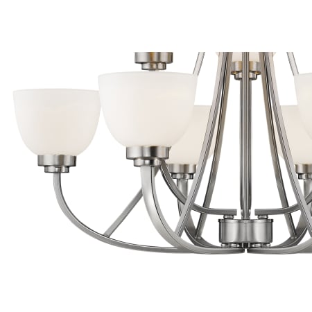 A large image of the Z-Lite 443-9 443-9 in Brushed Nickel