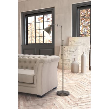 Zuo Modern 56005 Brushed Bronze Rush 1 Light Floor Lamp ...