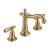 Delta 3555-CZMPU-DST Champagne Bronze Victorian Widespread ...