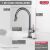 Delta 9159T-CZ-DST Champagne Bronze Trinsic Pull-Down Kitchen Faucet with On/Off Touch ...