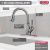 Delta 9178-DST Chrome Leland Pull-Down Kitchen Faucet with Magnetic