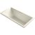 Kohler K-1834-47 Almond Underscore 72" Soaking Tub with ...