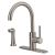 Pfister F-029-4SLS Stainless Steel Solo Kitchen Faucet with Sidespray