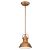 Westinghouse 63086A Washed Copper Boswell 11" Wide Single Light LED Pendant with Metal Shade