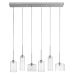 Dainolite IC-286P-PC Polished Chrome 6 Light 29" W   ide Linear Pendant