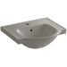 Kohler K-5247-1-47 Almond Veer 21" Pedestal Bathroom Sink with One Hole