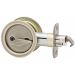 Kwikset 335-5 Antique Brass Round Privacy Bed/Bath Pocket Door Lock ...