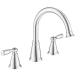 Moen 86924BRB Mediterranean Bronze Deck Mounted Roman Tub Faucet Trim ...