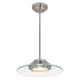 A thumbnail of the Access Lighting 50441 Brushed Steel / Clear