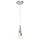 A thumbnail of the Access Lighting 50501 Shown in Brushed Steel / Opal