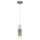 A thumbnail of the Access Lighting 50525 Shown in Brushed Steel / Clear / Perforated Metal