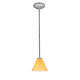 A thumbnail of the Access Lighting 28004-1R Brushed Steel / Amber