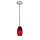 A thumbnail of the Access Lighting 28011-1R-BS Brushed Steel / Ruby Sky