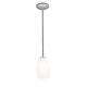 A thumbnail of the Access Lighting 28012-1R-BS Brushed Steel / White Stone