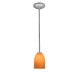 A thumbnail of the Access Lighting 28018-1R Brushed Steel / Amber