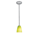 A thumbnail of the Access Lighting 28022-1R Brushed Steel / Light Green