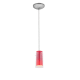 A thumbnail of the Access Lighting 28033-1C Brushed Steel / Clear Red