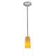A thumbnail of the Access Lighting 28033-1R Brushed Steel / Amber