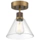 A thumbnail of the Access Lighting 63146LEDDLP/CLR Antique Brushed Brass
