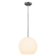 A thumbnail of the Access Lighting C23951-CFL Brushed Steel / Opal