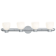 A thumbnail of the Access Lighting 23904 Brushed Steel / Opal