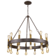 A thumbnail of the Acclaim Lighting IN11386 Acclaim Lighting-IN11386-Light On - Faux Wood