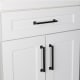 A thumbnail of the Ageless Iron 600937 Black Cabinet Handle - Lifestyle