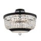 A thumbnail of the Allegri 37345 Matte Black / Polished Chrome / Clear Firenze