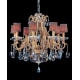 A thumbnail of the Allegri 10617 Brass Patina with Firenze Mix Crystals