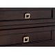 A thumbnail of the Alno A2670-15 Alno-A2670-15-Satin Brass Square Pull with Square Crystal Base on Drawers