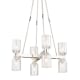 A thumbnail of the Alora Lighting CH338822CC Clear Crystal / Polished Nickel
