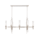 A thumbnail of the Alora Lighting LP335838CR Polished Nickel / Ribbed Glass